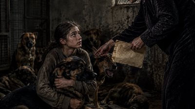مرت أبوها كانت بتخليها تنام مع الكلاب كل ليلة
