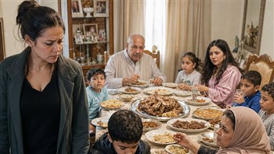بيت بابا وماما اول يوم العيد