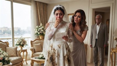قبل فرحـي بتلات ساعـات، لقـيت فستان فرحـي غرقان طيـن حكايات مني السيد حصري