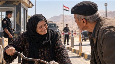 العجوز والدراجه